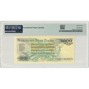 5.000 złotych 1988 - CP - PMG 67 EPQ - pierwsza seria rocznika