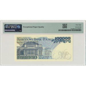 100.000 złotych 1990 - AA - PMG 68 EPQ