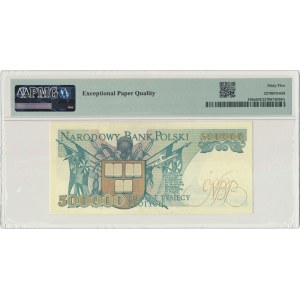 500.000 złotych 1990 - E - PMG 65 EPQ