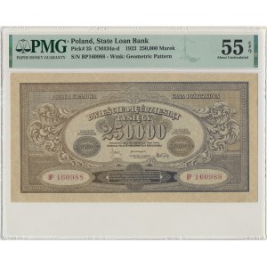 250.000 marek 1923 - BP - PMG 55 EPQ