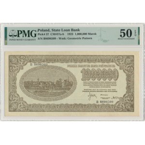 1 milion marek 1923 - B - PMG 50 EPQ