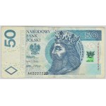 50 złotych 2012 - AK 2222222 - SOLID