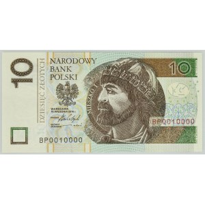 10 złotych 2016 - BP 0010000 -