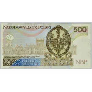 500 złotych 2016 - AC 0000045 - niski numer