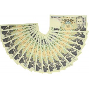 200 złotych 1988 - EP - (19 szt.)