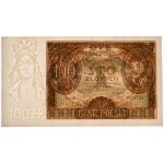 100 złotych 1934 - Ser.C.B. - bez dodatkowych znw. - PMG 64