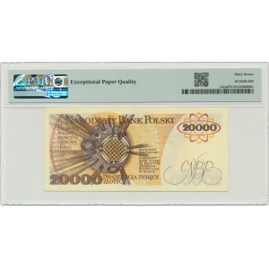 20.000 złotych 1989 - AK - PMG 67 EPQ