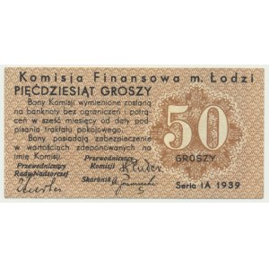 Lodz (Litzmannstadt), 50 groszy 1939