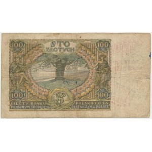 100 złotych 1932(9) - Ser.AW. - fałszywy przedruk okupacyjny -