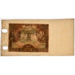 100 złotych 1934 - destrukt z numerem seryjnym