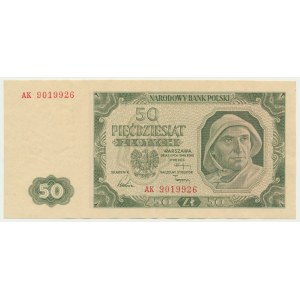 50 zloty 1948 - AK -.
