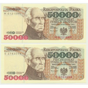 50.000 złotych 1993 - H i S -