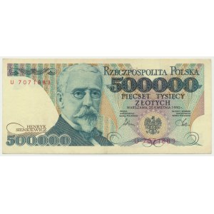 500.000 złotych 1990 - U -