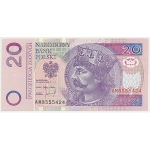 20 złotych 1994 - AM - rzadka seria