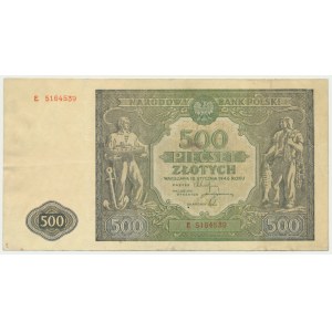 500 zlotých 1946 - E -