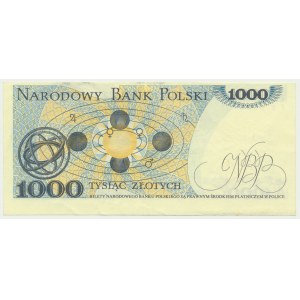 1.000 złotych 1982 - FR - destrukt
