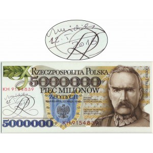 Zaproszenie na wernisaż wystawy - z autografem A. Heidricha