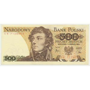 500 zloty 1982 - CR -.