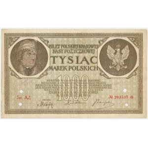 1.000 marek 1919 - Ser.AZ - Falsyfikat z epoki - NIEWYŁAPANY
