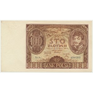 100 złotych 1934 - Ser.AL. - bez dodatkowych znw. -