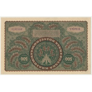 500 marek 1919 - II Série L - vzácnější