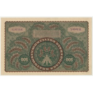 500 marek 1919 - II Serja L - rzadsza