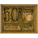 Danzig, 50 Pfennige 1919 - green -