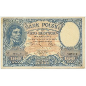100 złotych 1919 - S.C -