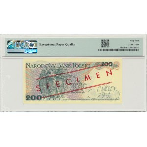 200 złotych 1979 - WZÓR - AS 0000000 - No.0094 - PMG 64 EPQ