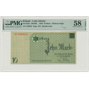 10 Mark 1940 - no.1 without watermark - PMG 58
