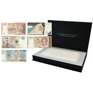 Wzory banknotów kolekcjonerskich (5 szt.) w pudełku VIP