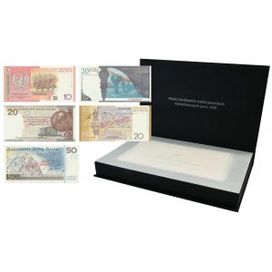 Wzory banknotów kolekcjonerskich (5 szt.) w pudełku VIP