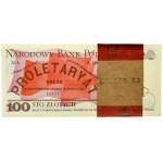 Niepełna paczka bankowa 100 złotych 1986 - PE - (99 szt.)