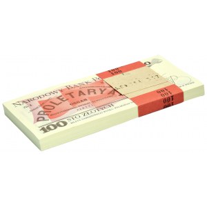 Niepełna paczka bankowa 100 złotych 1988 - TS - (97 szt.)