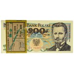 Incomplete bank parcel 200 zlotys 1988 - EK - ( 98 pieces).