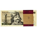 Niepełna paczka bankowa 2.000 złotych 1982 - CC - (98 szt.)