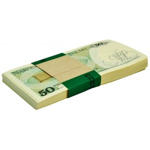 Paczka bankowa 50 złotych 1988 - HB - (100 szt.)