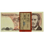 Paczka bankowa 100 złotych 1988 - RD - (100 szt.)