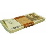 Paquet bancaire incomplet 500 zloty 1982 - FM - (83 pièces).