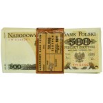Paquet bancaire incomplet 500 zloty 1982 - FM - (83 pièces).