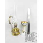 Oil lamp and goblet from the communist period