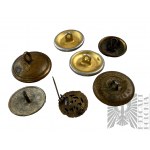 Set of Military Buttons - Polish, American, Kriegsmarine etc.