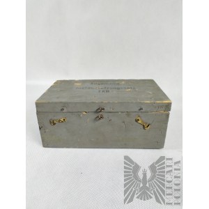 Vintage German Wooden Box for Repair Kit.