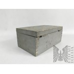 Vintage německá dřevěná krabička na opravnou sadu