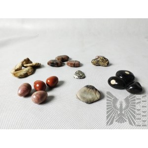 Set of natural stones