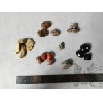 Set of natural stones