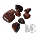 Set of stones - red tiger eye. Weight 88.98 grams