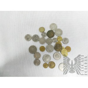 Set of Coins - USA, Poland, Switzerland, etc.