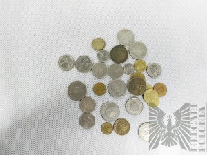 Set of Coins - USA, Poland, Switzerland, etc.