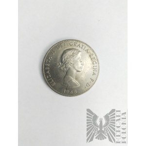 Britische Münze 1 Krone - Elizabeth II 1965 Churchill